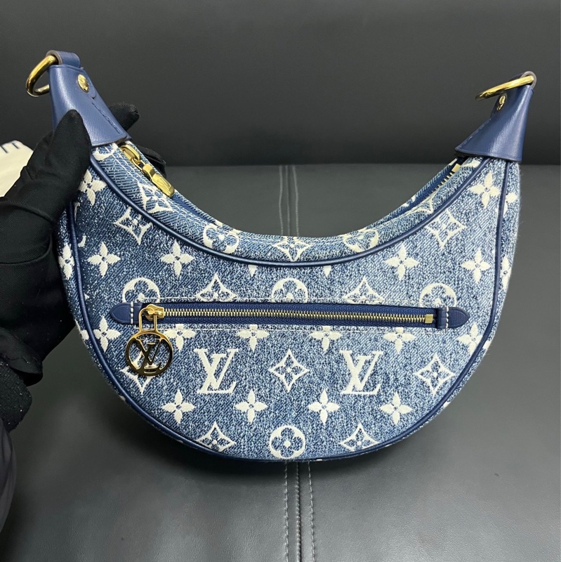 Louis Vuitton Loop 牛仔月亮包-1