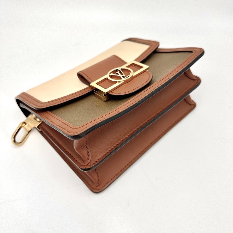 LV 拼色Dauphine達芙妮小號肩背斜背包20*15*9 98新配件塵袋-2