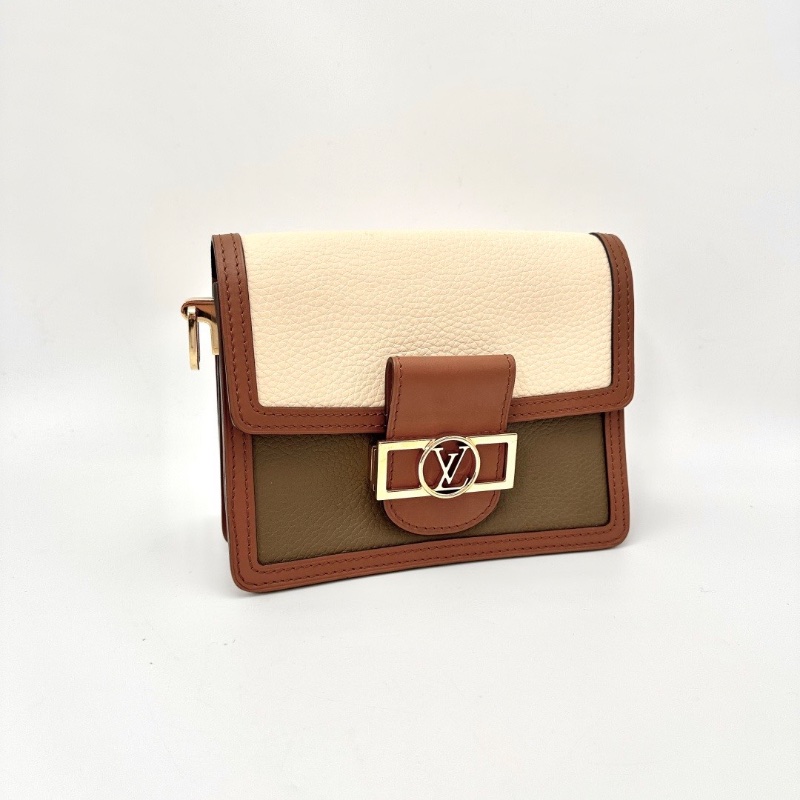 LV 拼色Dauphine達芙妮小號肩背斜背包20*15*9 98新配件塵袋-5