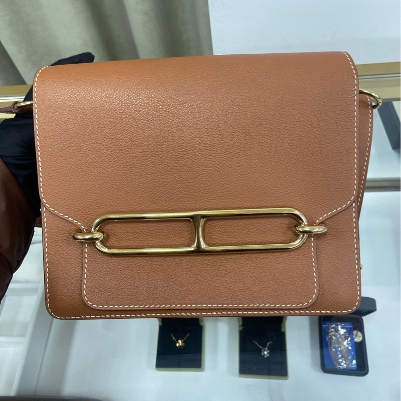 Hermes Roulis 24 Gold 金棕金豬鼻子-1