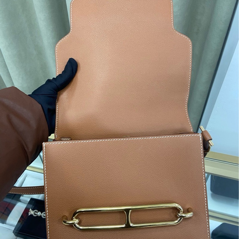 Hermes Roulis 24 Gold 金棕金豬鼻子-15