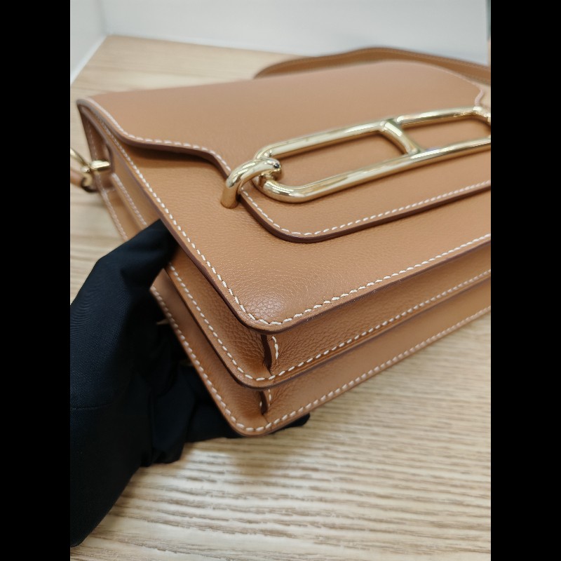 Hermes Roulis 24 Gold 金棕金豬鼻子-6