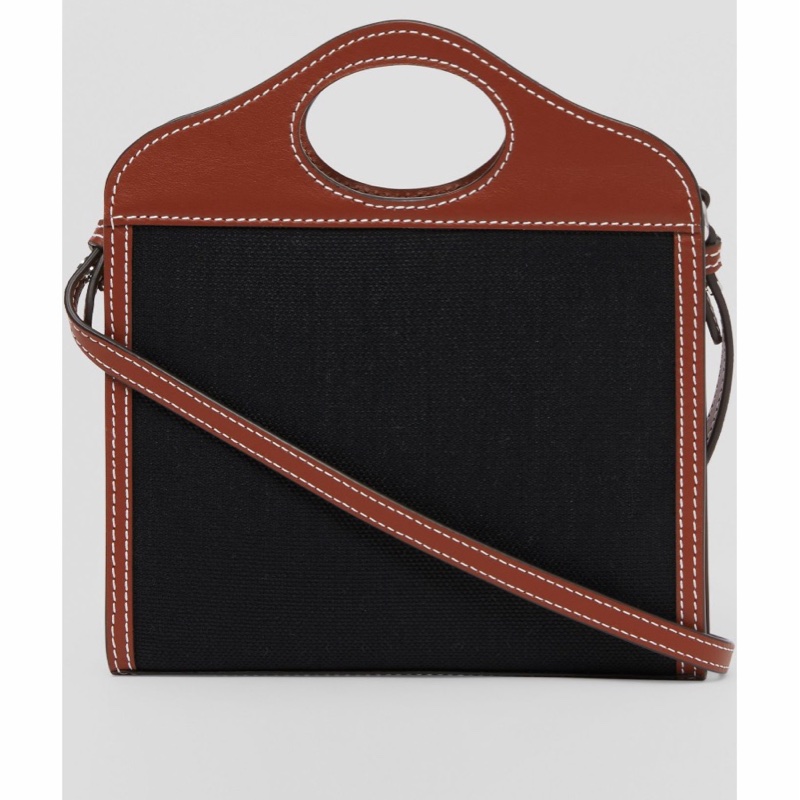 Burberry 女士 迷你徽標單肩包均碼碼常規、15.5 X 4 X 18 CM-2