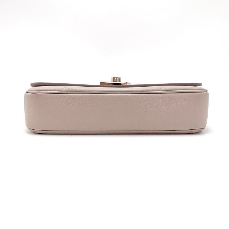 LV 灰色金扣Lockme肩背斜背包芯片款25*15*5.5 98新配件盒子塵袋購證-4