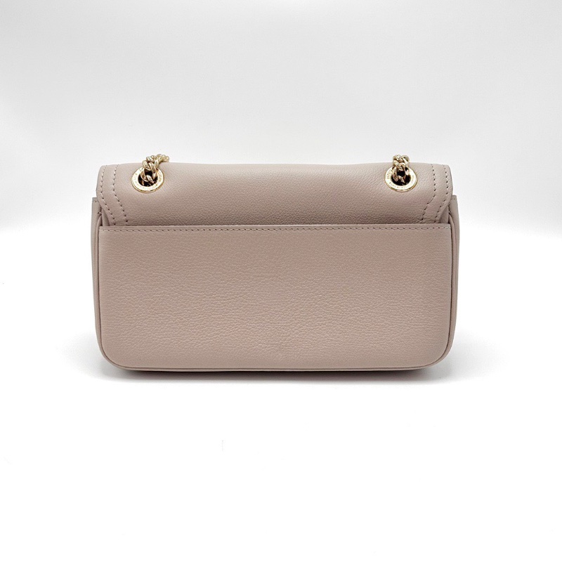 LV 灰色金扣Lockme肩背斜背包芯片款25*15*5.5 98新配件盒子塵袋購證-6