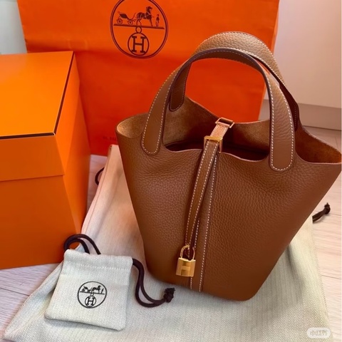 Hermes 全新🔥現貨 Picotin18 金棕金釦