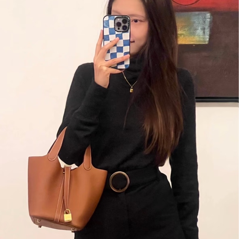 Hermes 全新🔥現貨 Picotin18 金棕金釦-1