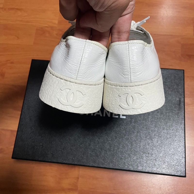 Chanel香奈兒24S徽標松糕厚底大頭鞋 低幫板鞋 37.5碼-6