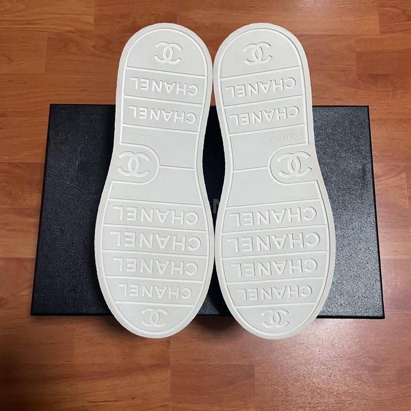 Chanel香奈兒24S徽標松糕厚底大頭鞋 低幫板鞋 37.5碼-9
