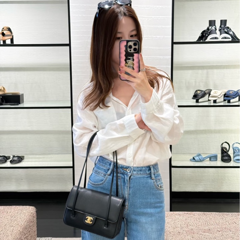 Chanel 全新🔥現貨 26p Preppy coco黑色小號-1