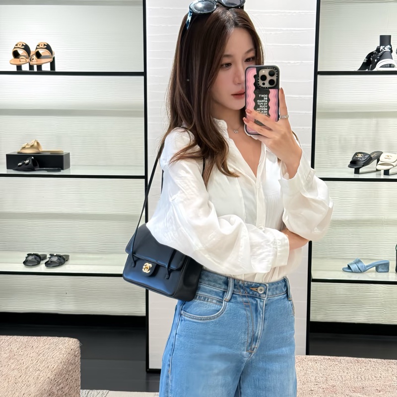 Chanel 全新🔥現貨 26p Preppy coco黑色小號-2