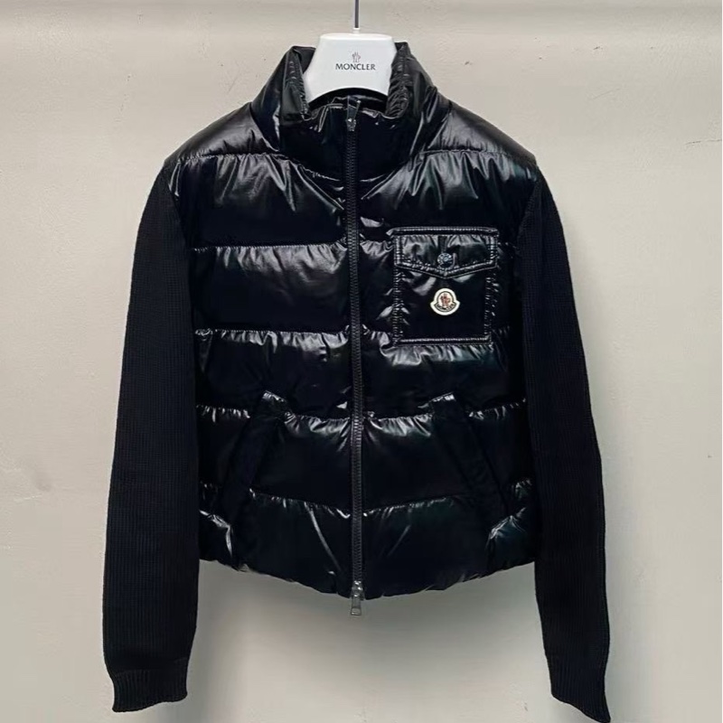 2026 春夏 Moncler Cardigan 女款 羊毛拼接羽絨#S M L-0