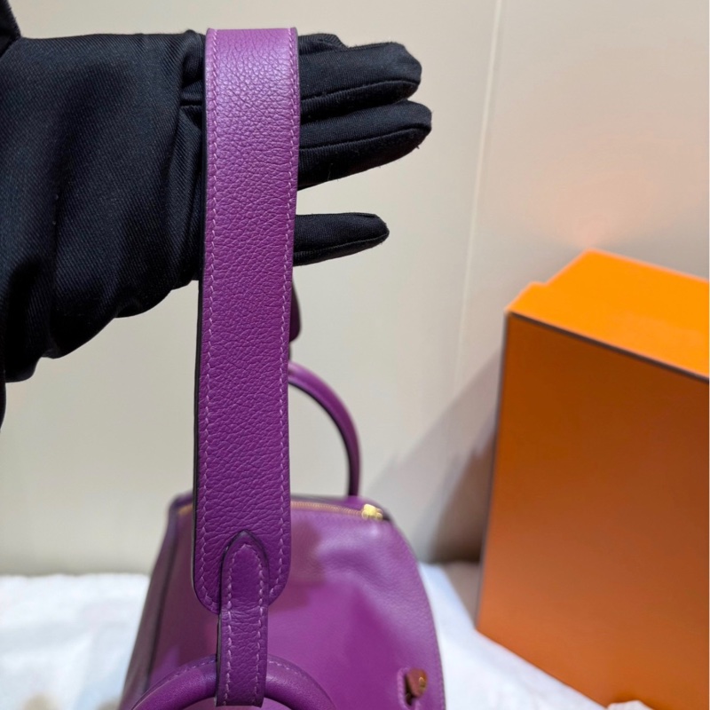 🌈Hermes💜Lindy 26💜P9海葵紫金扣🌈98.5新🌟Evercolor皮🌟愛馬仕🌟-4