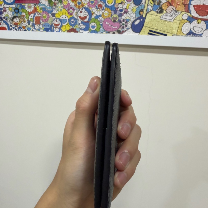 LOUIS VUITTON黑花卡夾-6