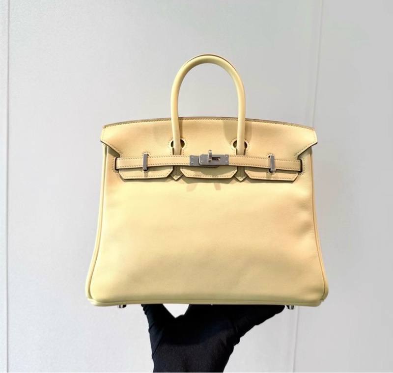 98新愛馬仕birkin25 小雞黃銀扣，swift ，t刻-8