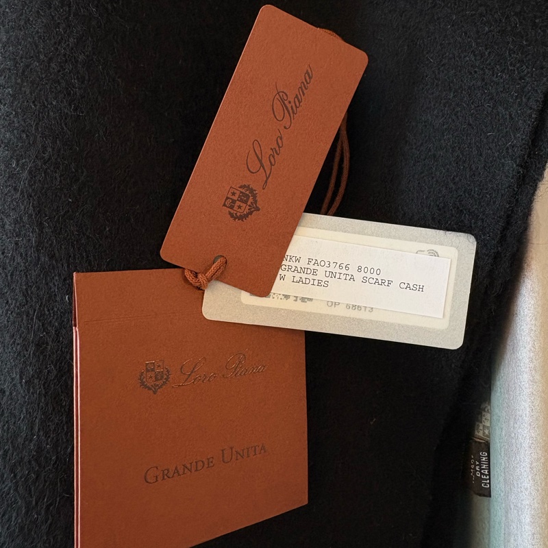 Loro Piana Grande Unita Scarf純羊絨圍巾-5