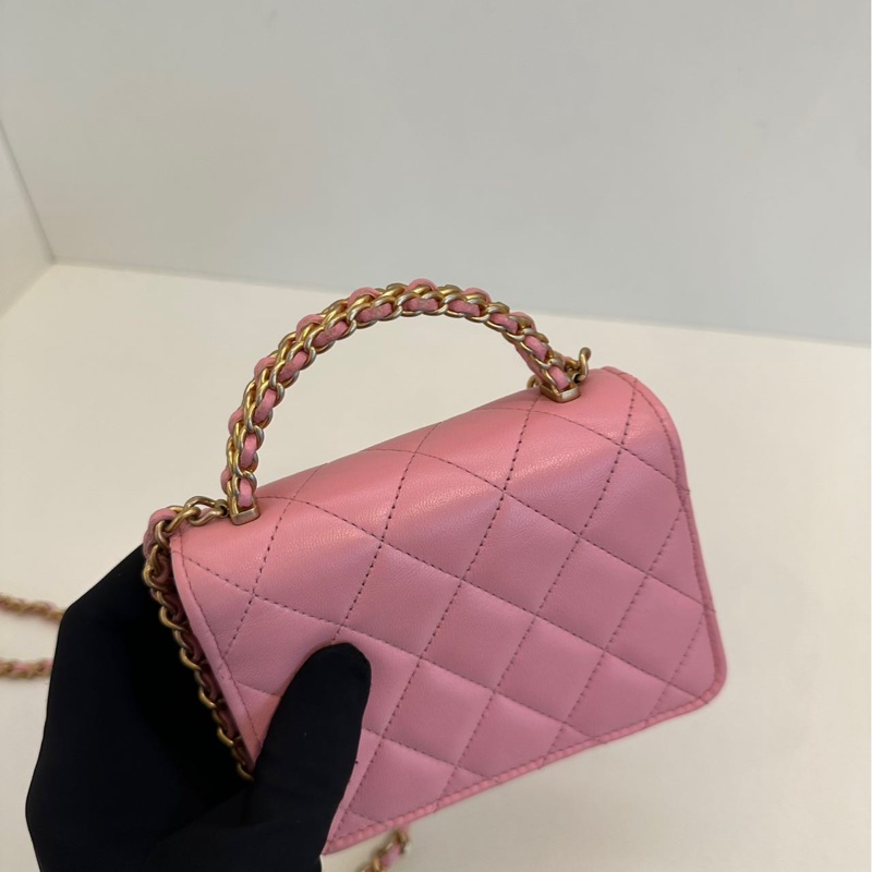 Chanel 22K mini kelly 凱莉包-9