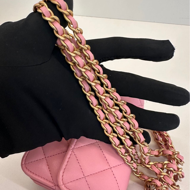 Chanel 22K mini kelly 凱莉包-12