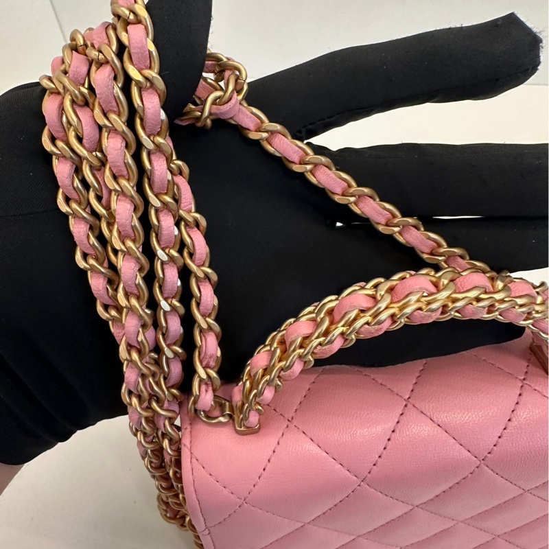 Chanel 22K mini kelly 凱莉包-13