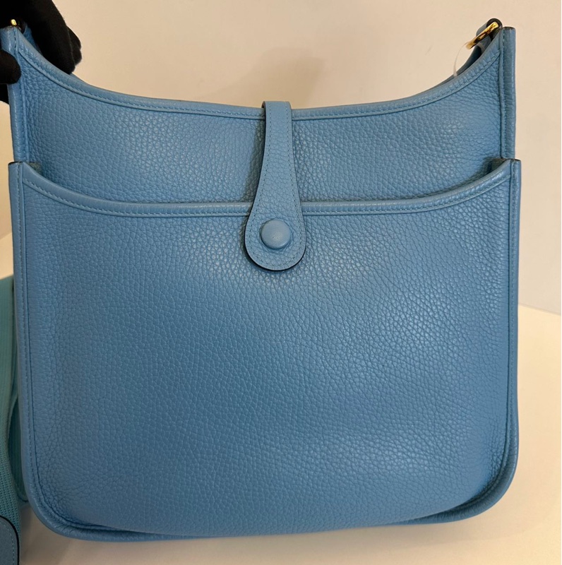 Hermes Evelyne 29 糖果藍-1