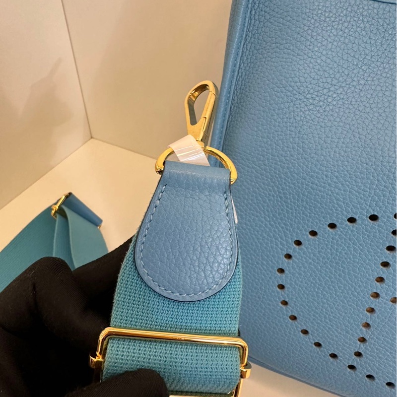Hermes Evelyne 29 糖果藍-12