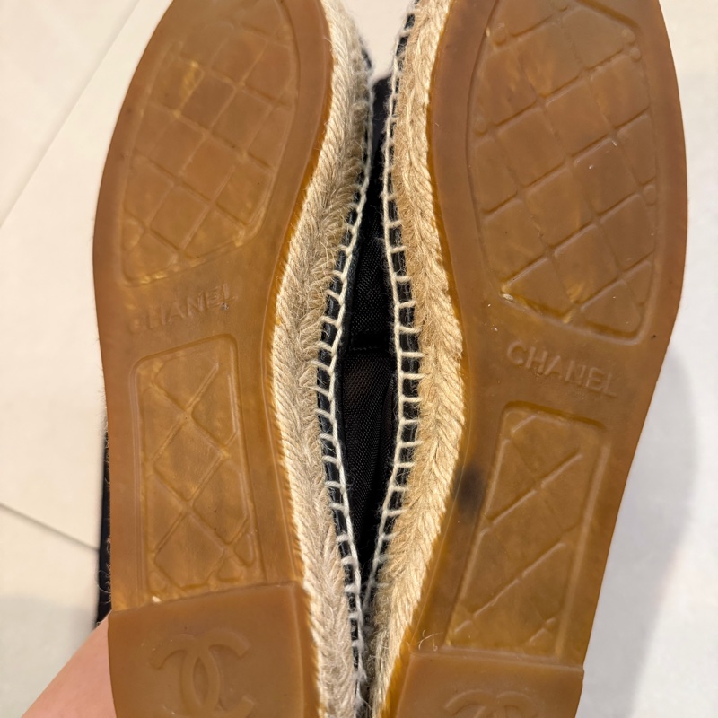 Chanel 香奈兒夏天透膚草編鞋-10