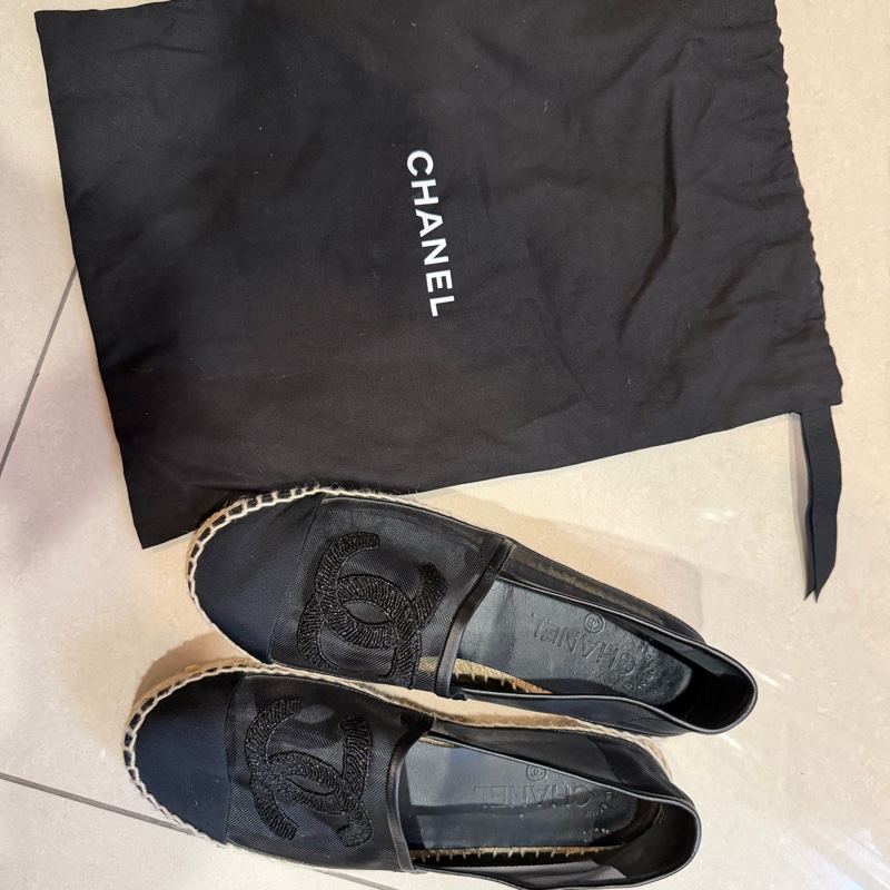 Chanel 香奈兒夏天透膚草編鞋-11