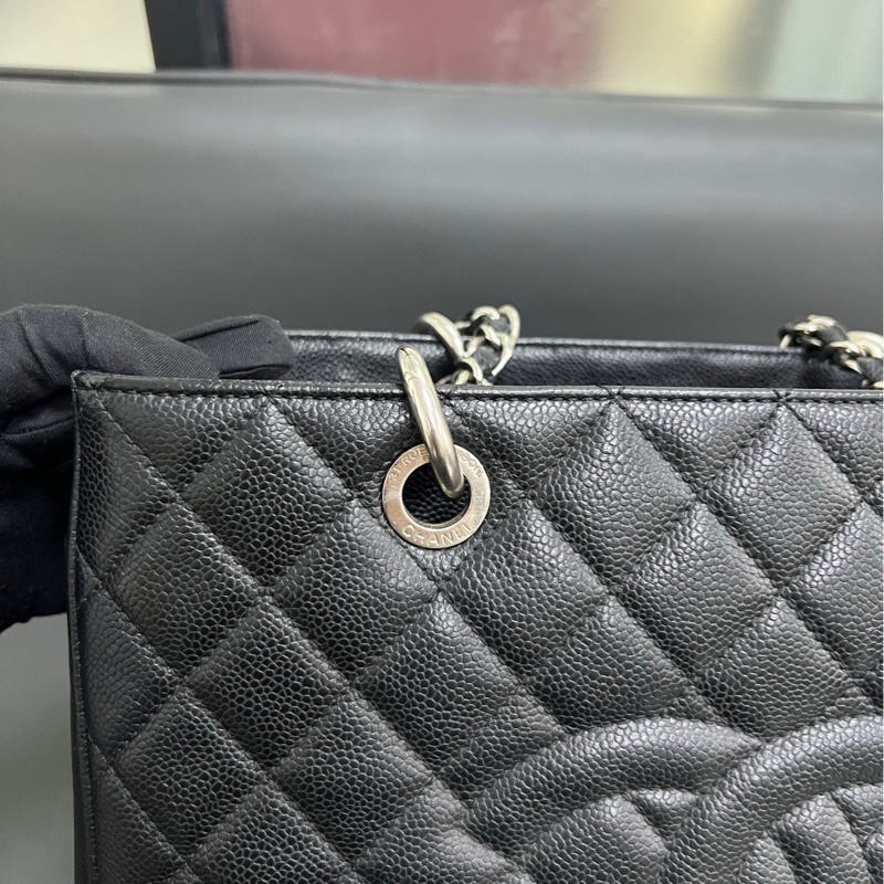 Chanel Gst tote 經典黑銀托特-5