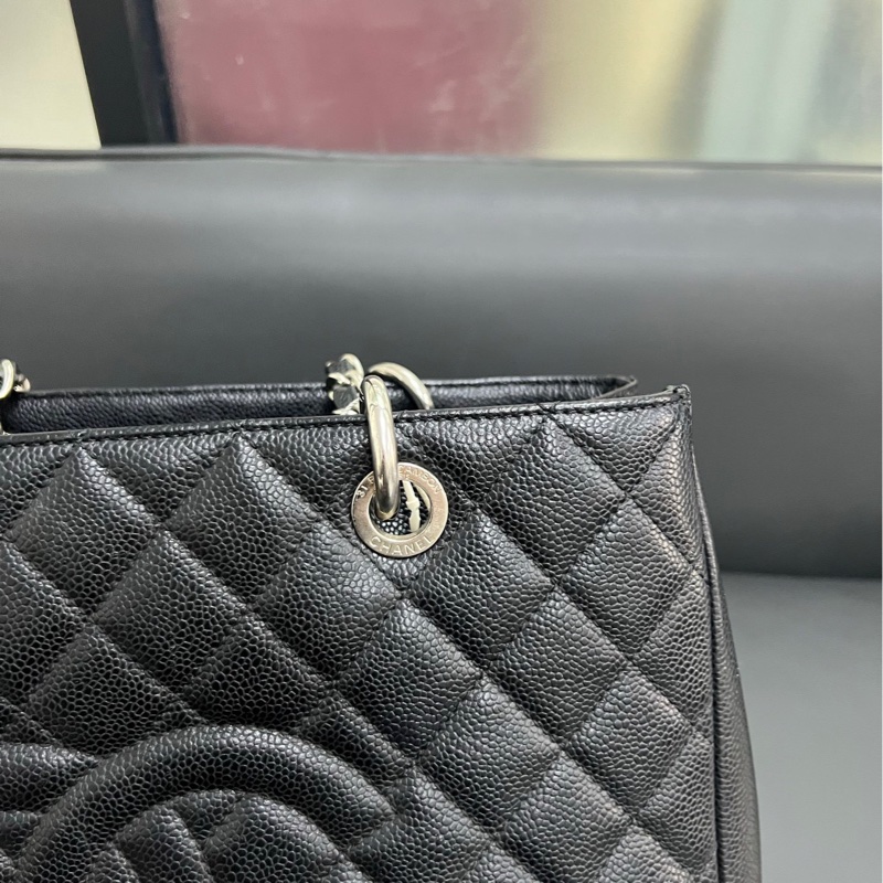 Chanel Gst tote 經典黑銀托特-6