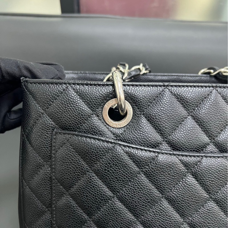Chanel Gst tote 經典黑銀托特-7