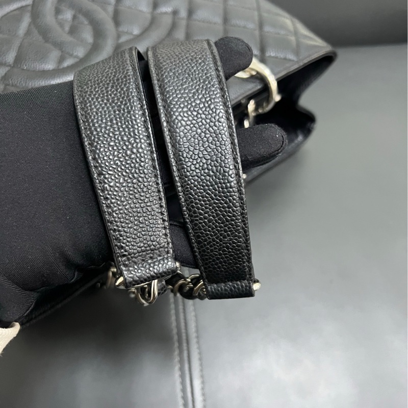 Chanel Gst tote 經典黑銀托特-9