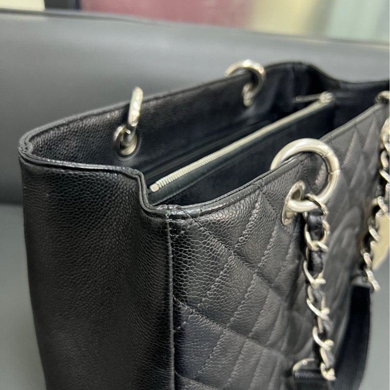 Chanel Gst tote 經典黑銀托特-16