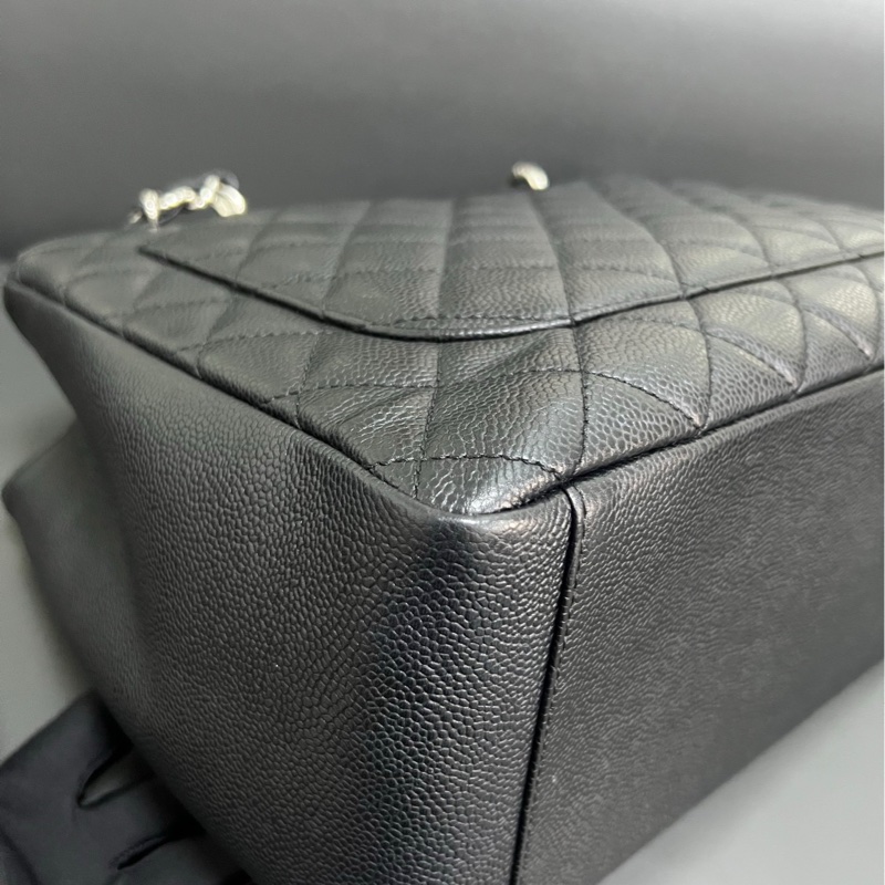 Chanel Gst tote 經典黑銀托特-17