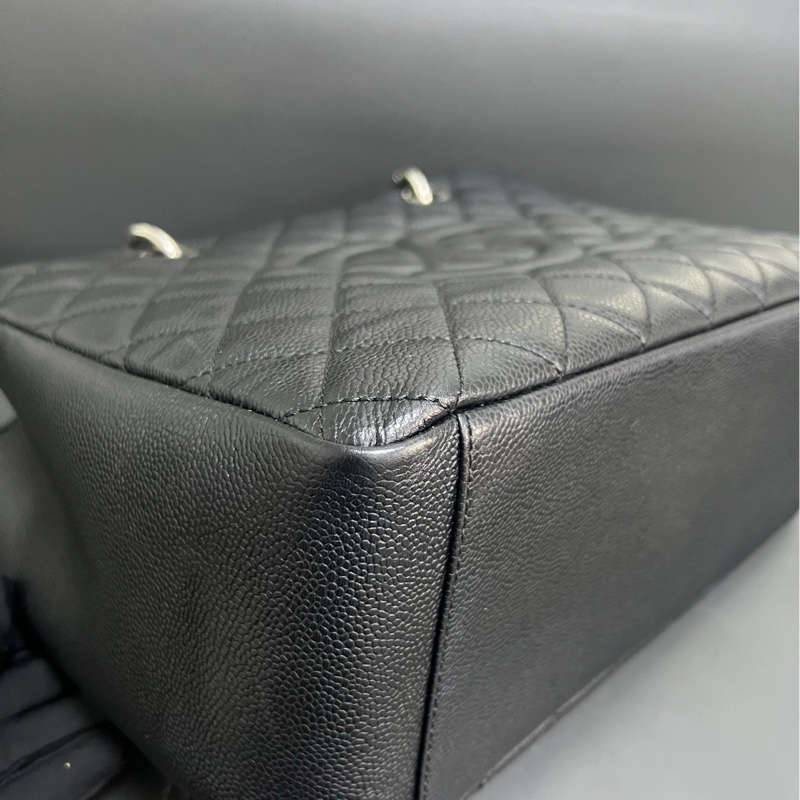 Chanel Gst tote 經典黑銀托特-19