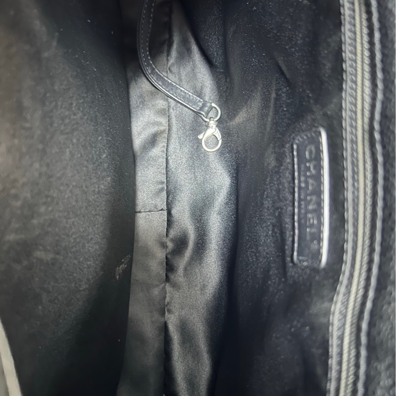 Chanel Gst tote 經典黑銀托特-22