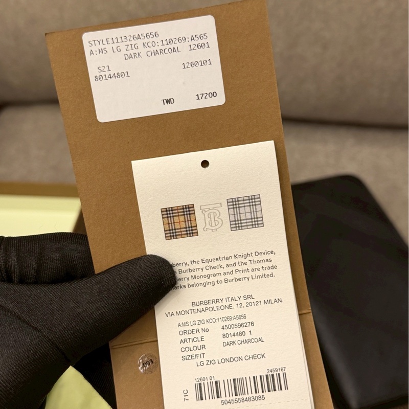 BURBERRY經典長夾-5