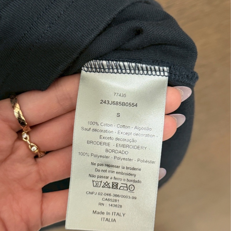 DIOR經典黑色短袖-4