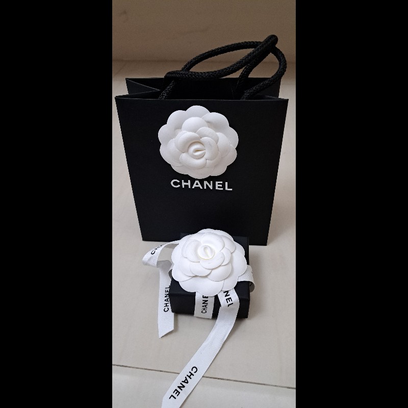 Chanel  全新金色雙C耳環-6
