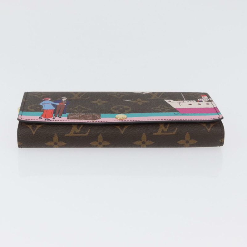 【日本直送】路易威登 Monogram Portefeuille Sarah 長版皮夾 M62137 LV Auth BA7949-5