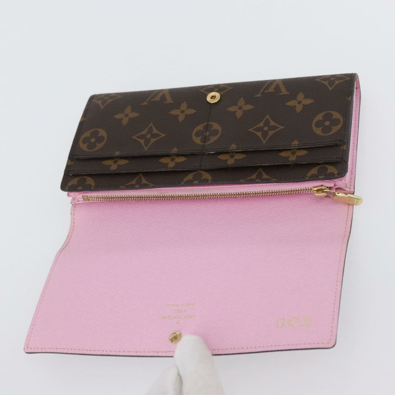 【日本直送】路易威登 Monogram Portefeuille Sarah 長版皮夾 M62137 LV Auth BA7949-7