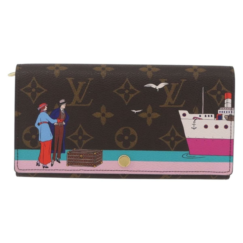 【日本直送】路易威登 Monogram Portefeuille Sarah 長版皮夾 M62137 LV Auth BA7949-11