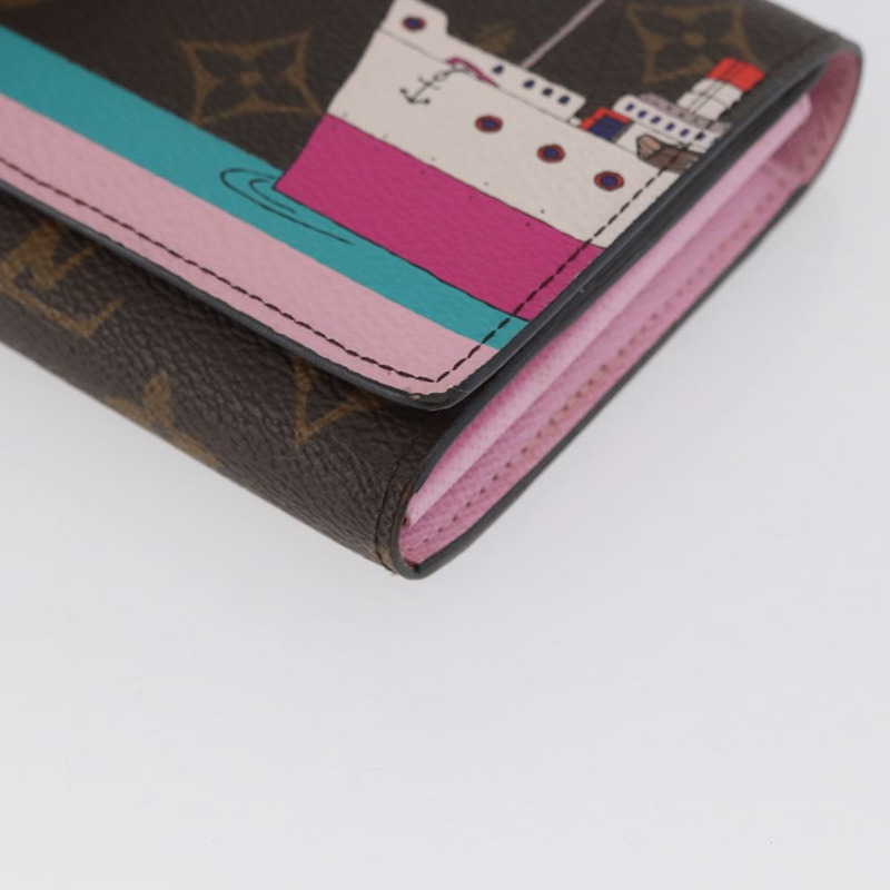 【日本直送】路易威登 Monogram Portefeuille Sarah 長版皮夾 M62137 LV Auth BA7949-12