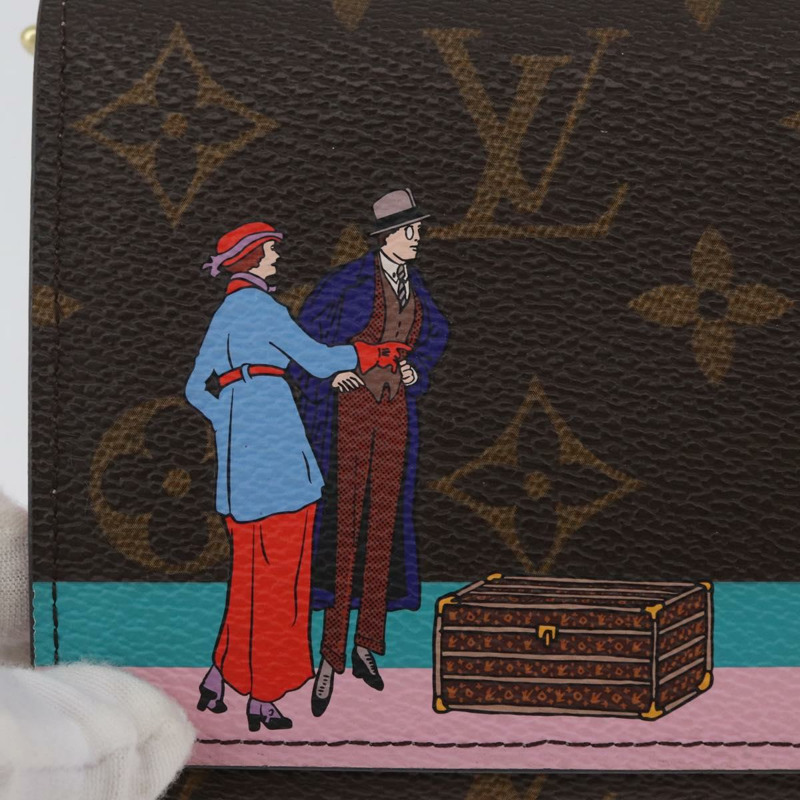 【日本直送】路易威登 Monogram Portefeuille Sarah 長版皮夾 M62137 LV Auth BA7949-15