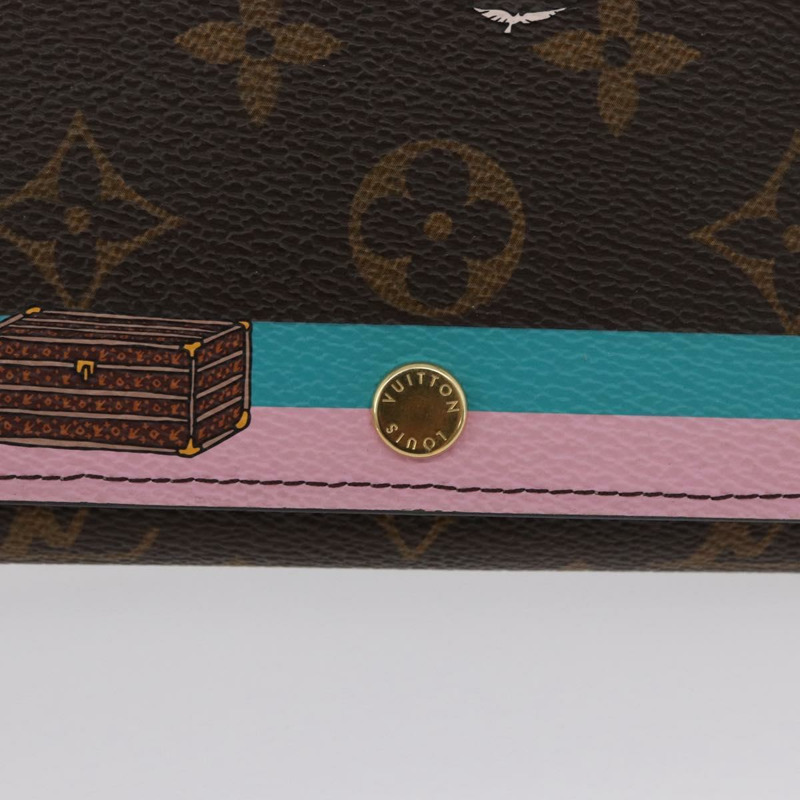 【日本直送】路易威登 Monogram Portefeuille Sarah 長版皮夾 M62137 LV Auth BA7949-16