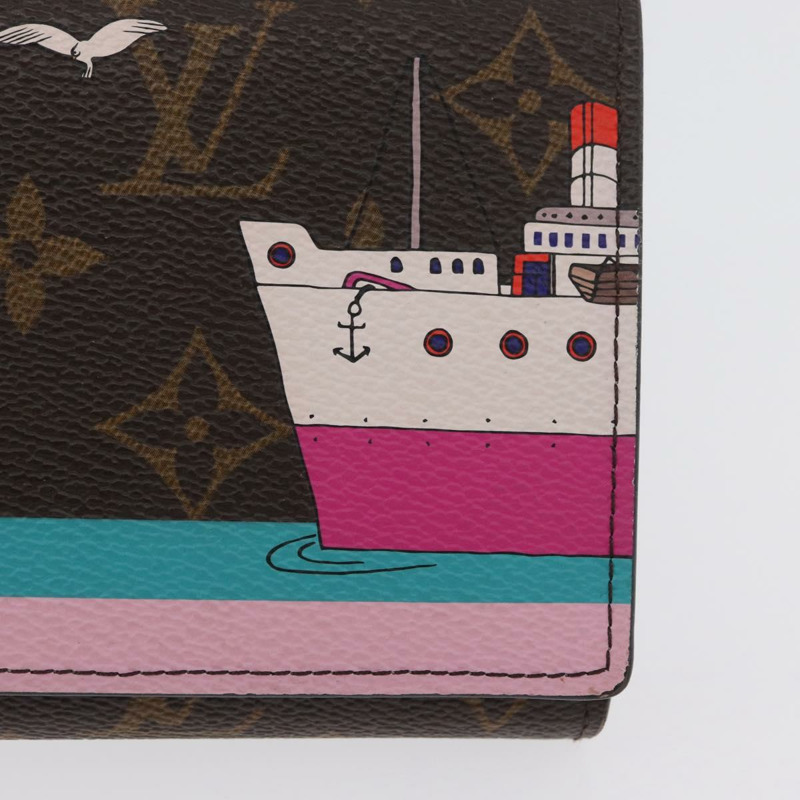 【日本直送】路易威登 Monogram Portefeuille Sarah 長版皮夾 M62137 LV Auth BA7949-17