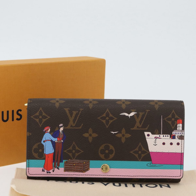 【日本直送】路易威登 Monogram Portefeuille Sarah 長版皮夾 M62137 LV Auth BA7949-24