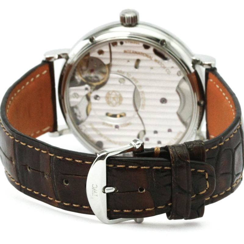 IWC萬國錶Portofino系列手動上鍊8日動力儲存精鋼腕錶IW510103拋光款-4