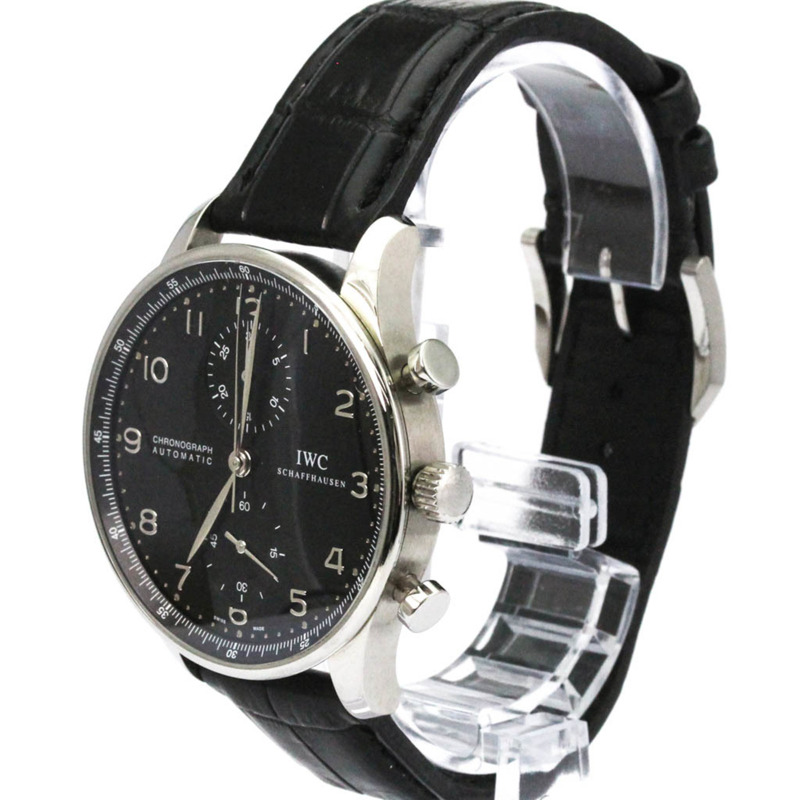 IWC葡萄牙系列計時自動上鍊精鋼腕錶IW371438拋光-1