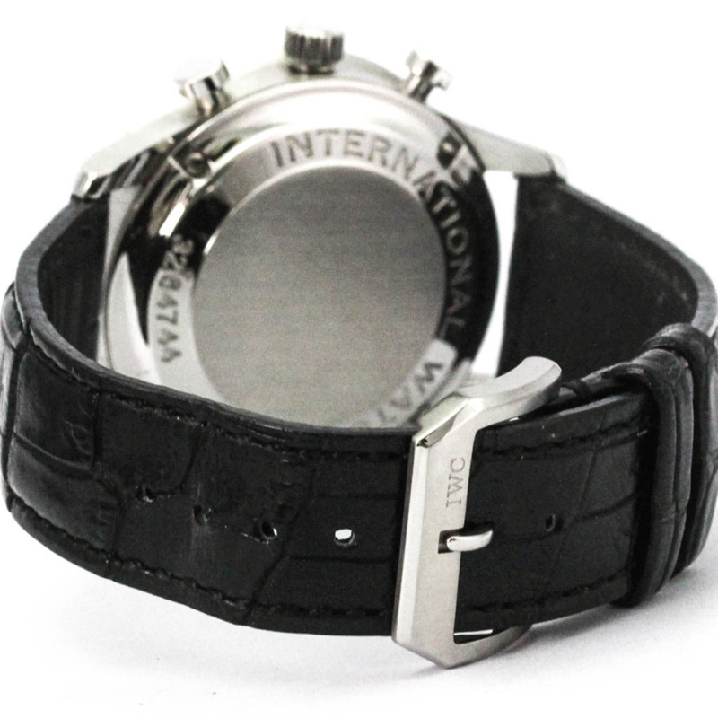 IWC葡萄牙系列計時自動上鍊精鋼腕錶IW371438拋光-4