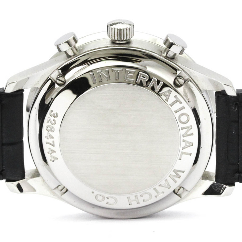 IWC葡萄牙系列計時自動上鍊精鋼腕錶IW371438拋光-5